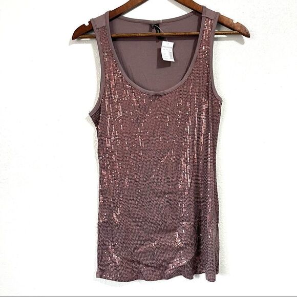 Maurices NWT Sequin Tank Top Size L - Picture 1 of 6